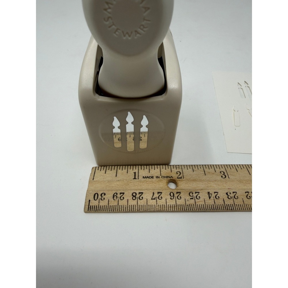 Martha Stewart Crafts 3 Candles Paper Punch Birthday Christmas Discontinued